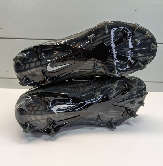 Nike Alpha Menace Elite 3 Black White CT6648-010 Football cleats size Men's 7 - Picture 8 of 10